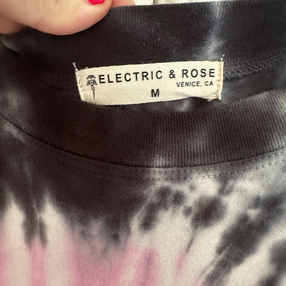 Electric & Rose Tie Die Midi Dress - Picture 2 of 3